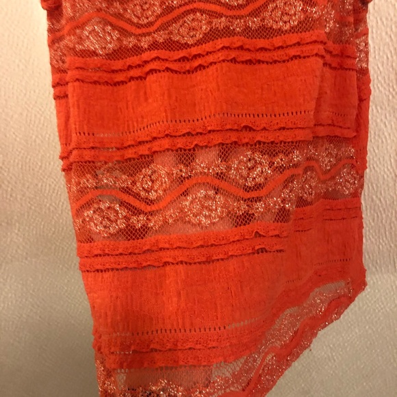 UO Sheer, Metallic, Red Tank - Picture 3 of 3